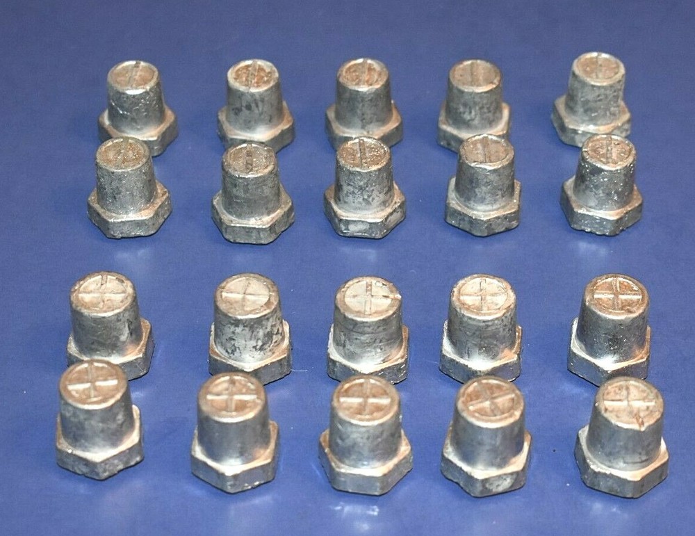 3/8" Battery Stud To Top Post Conversion Adapter Group 31 10 Pair POS & NEG