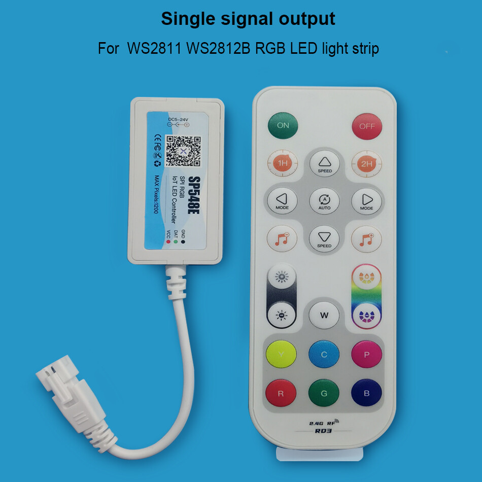 SP548E Wi-Fi+Bluetooth Music Pixel LED Smart Controller for WS2811 WS2812B LED