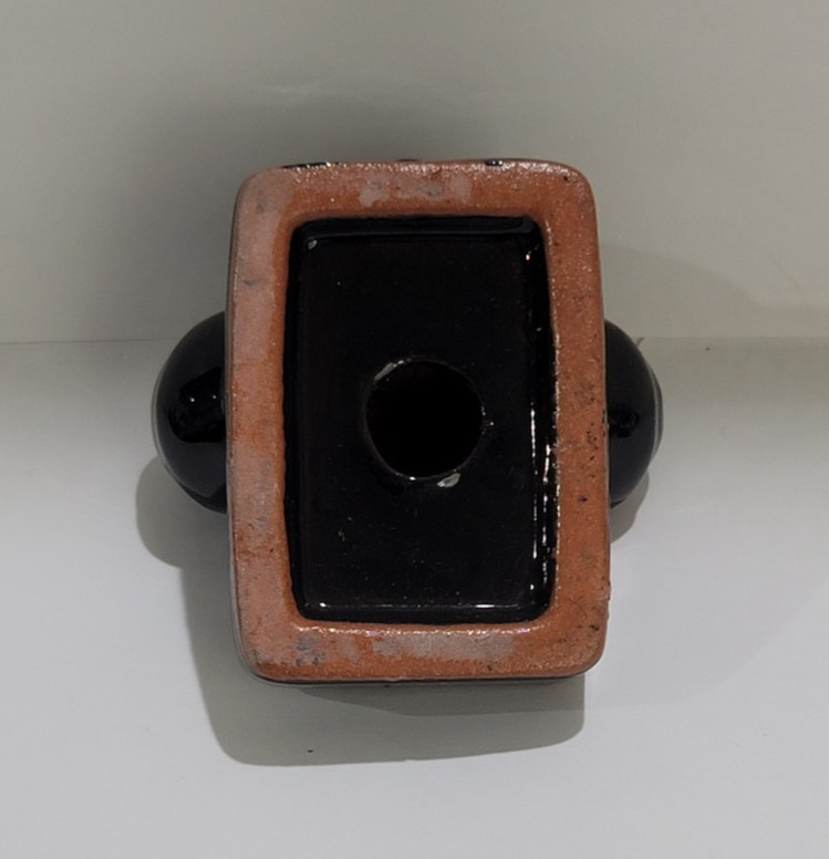 Vintage ROTARY TELEPHONE TIMER - Ceramic with Sand Timer