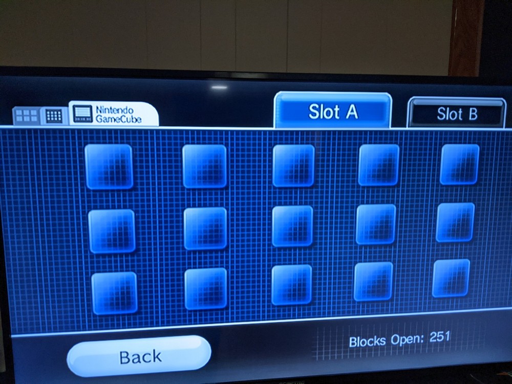 Nintendo Gamecube Memory Card 251 Blocks - Black