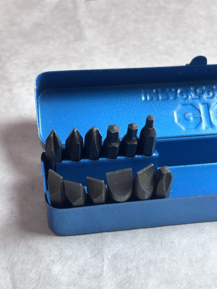 CIC Impact Driver No 2500 Complete 13 Bits, Metal Case, Original Box & Insert