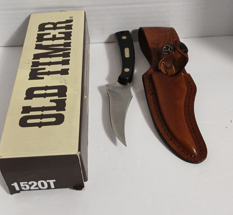Old Timer 152OT Sharpfinger Fixed Blade Knife w/Box EUC