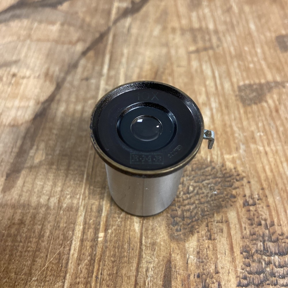 Vintage E.M.E Microscope Eyepiece With Adjustable Pointer 10x