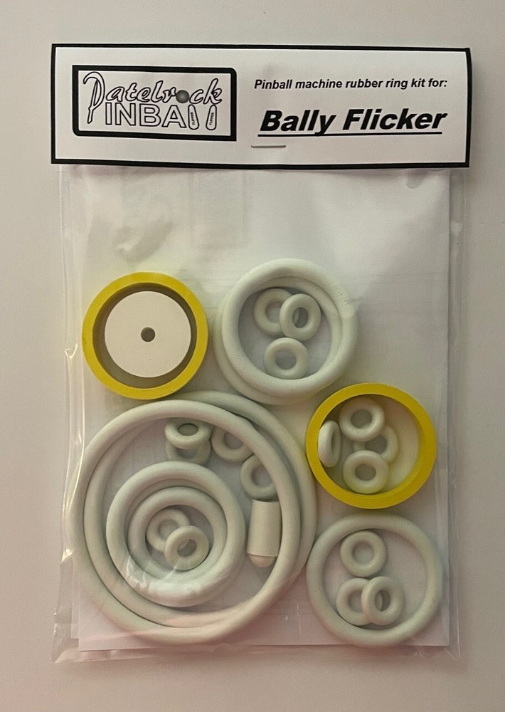 1975 Bally Flicker Pinball Machine Rubber Ring Kit