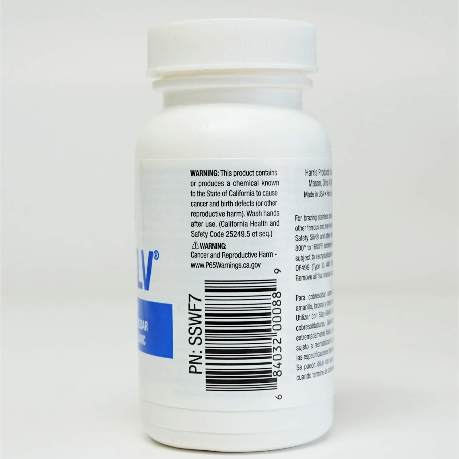 SSWF7 Harris Stay-Silv Silver Soldering Flux White Paste for Hi Temperature