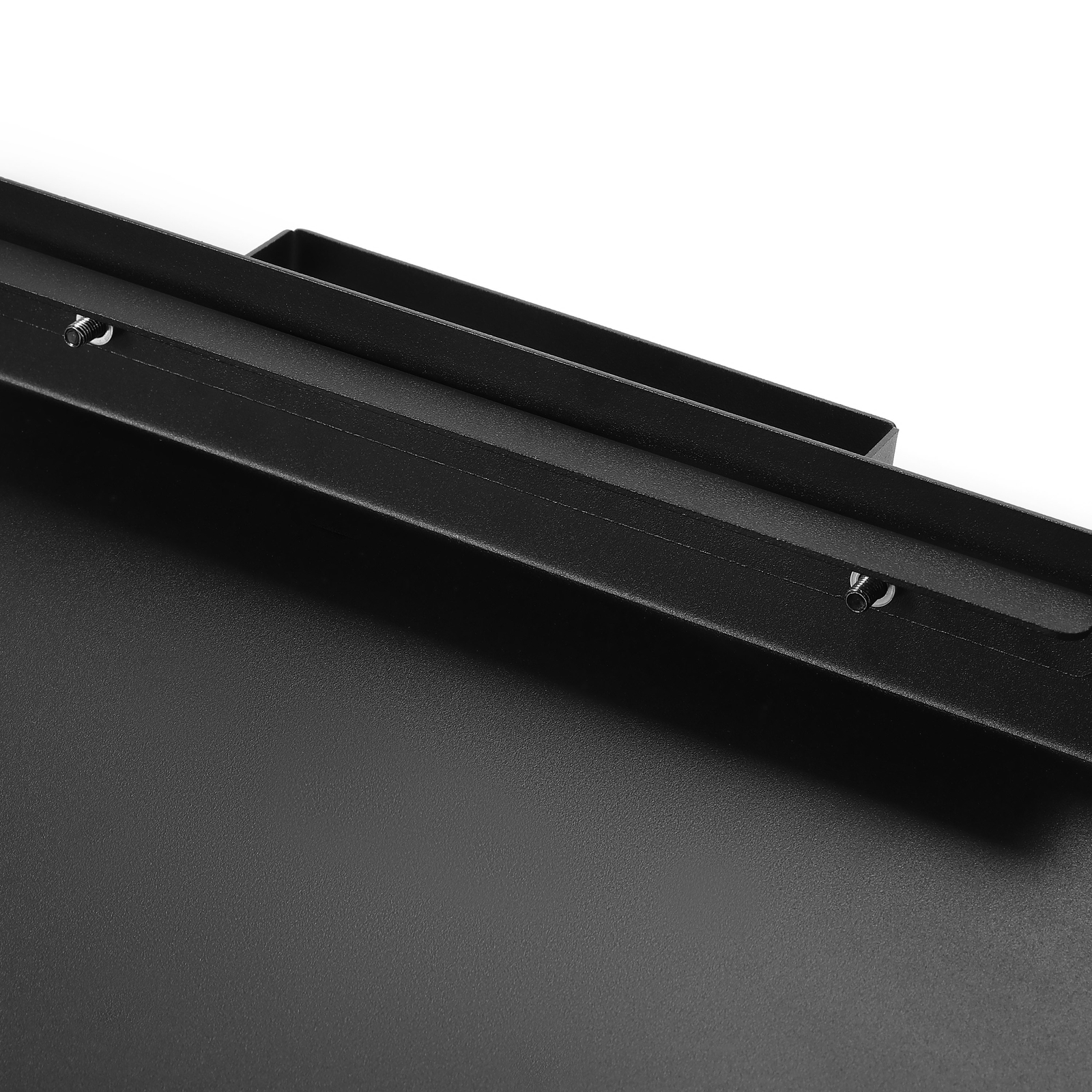 Hinged Lid For Blackstone Griddle 28 inch with Rear Grease Collection Black