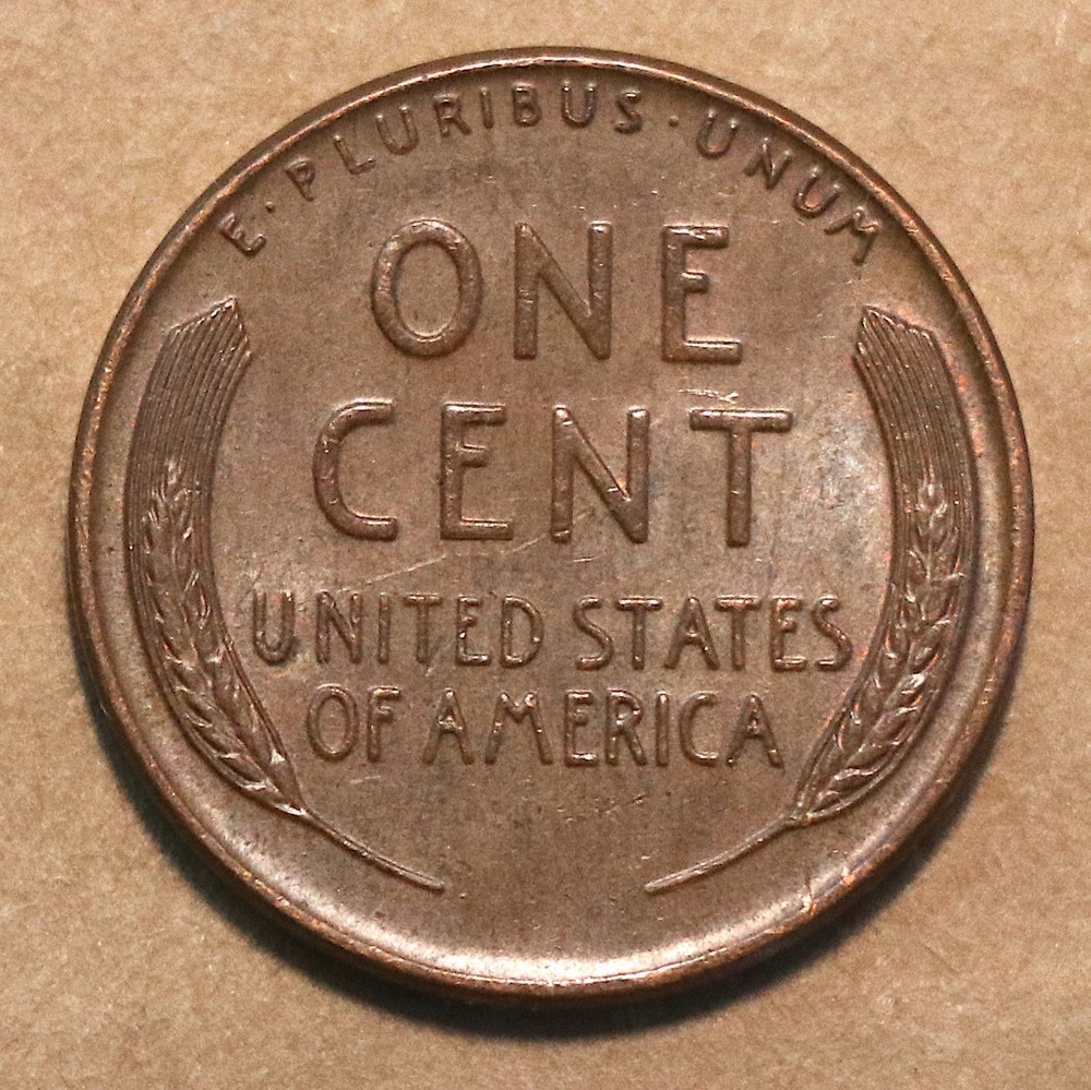 1957 Lincoln Wheat Cent VF Brown