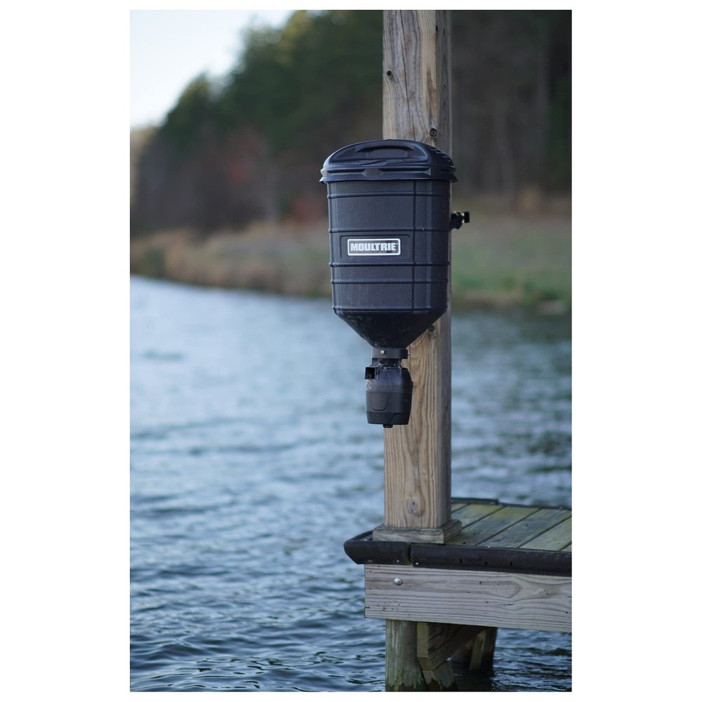 Moultrie Hanging Deer Feeder | Easy Set Timer 15 Gallon
