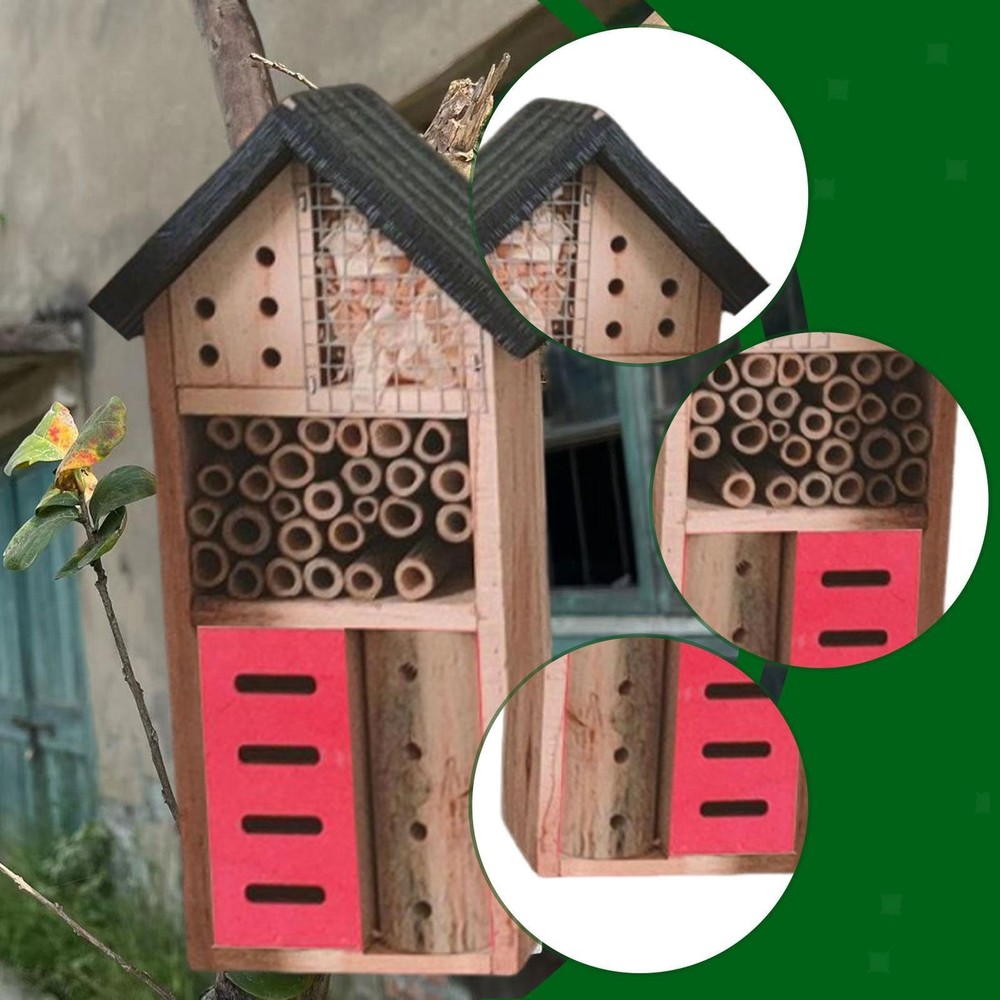 Bee House Bee Hotel Ornament