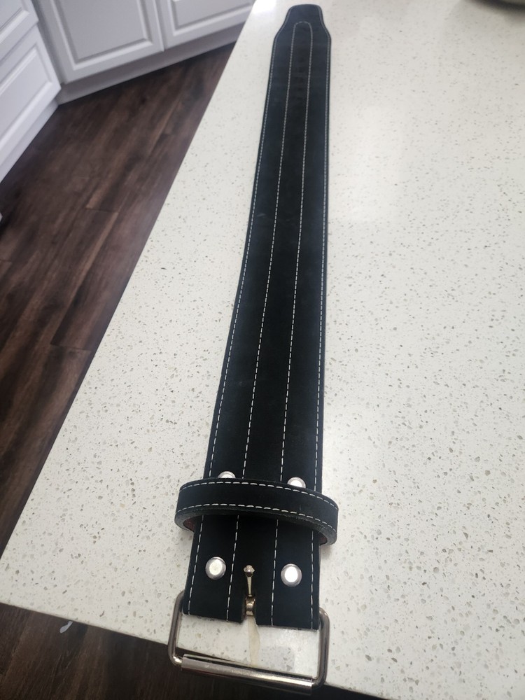 Thick Leather Powerlifting Belt 12mm