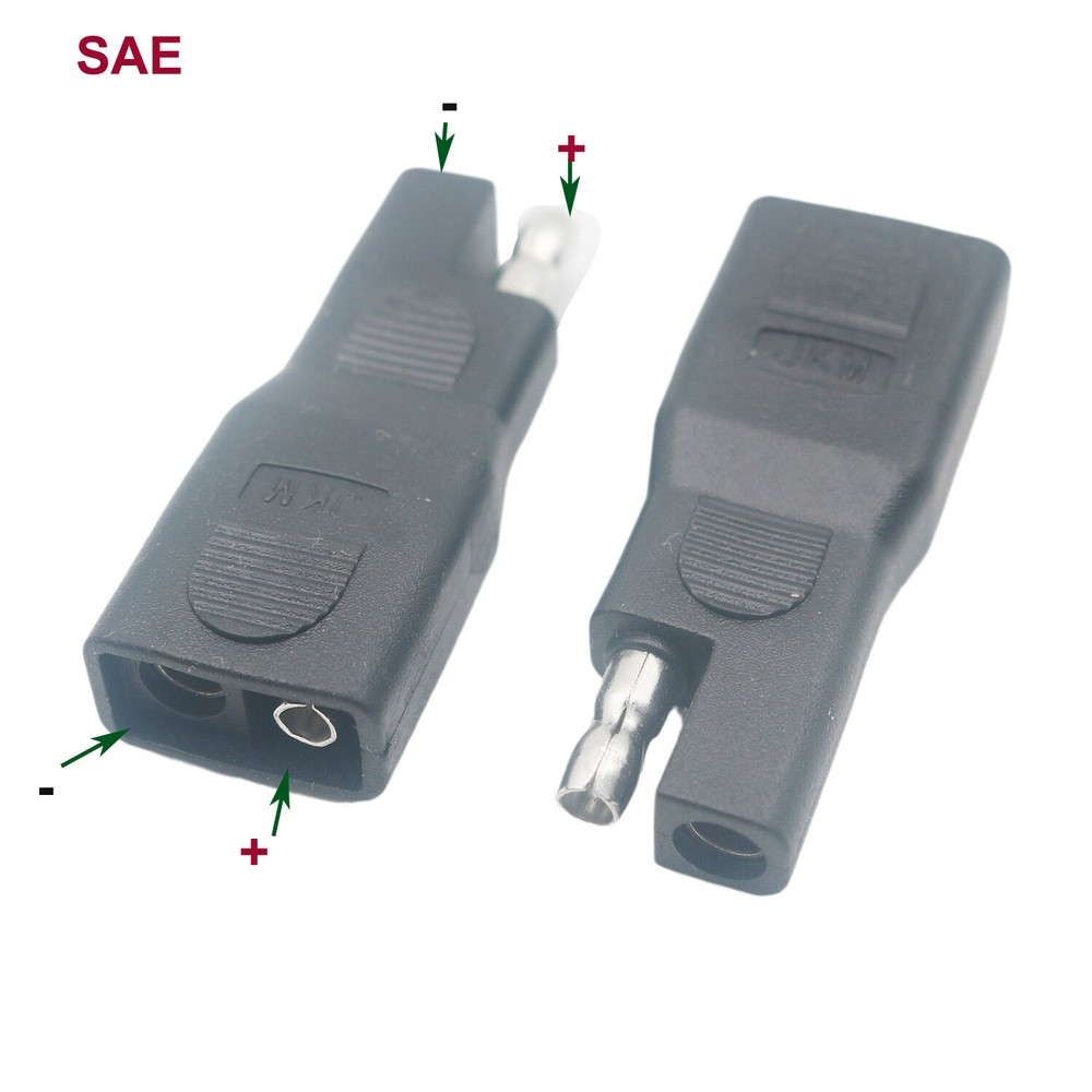 10x SAE Solar Panel Polarity Reverse Extension Cable Quick Disconnect Connector