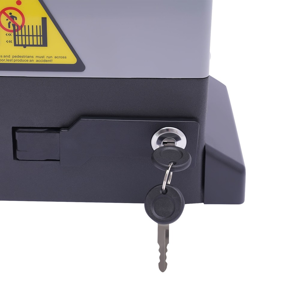 3968LBS Automatic Electric Sliding Gate Opener Operator Rack Driven+Remotes&Rack
