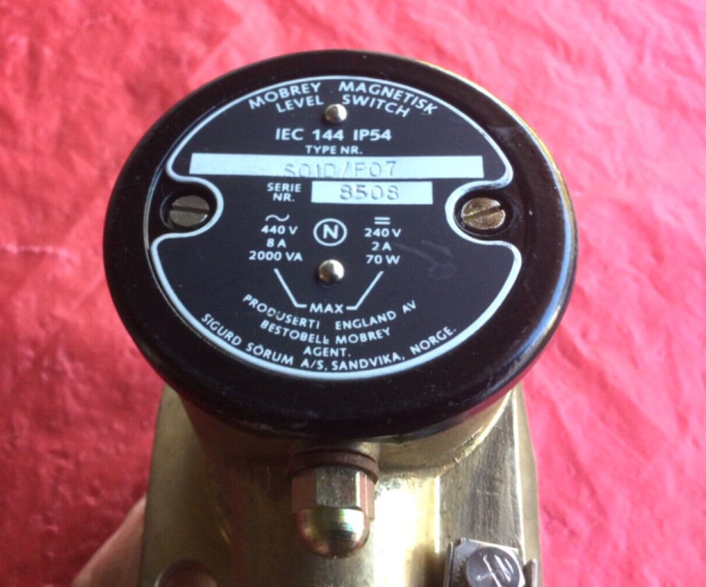 MOBREY S01D/F07 Magnetic Level Switch