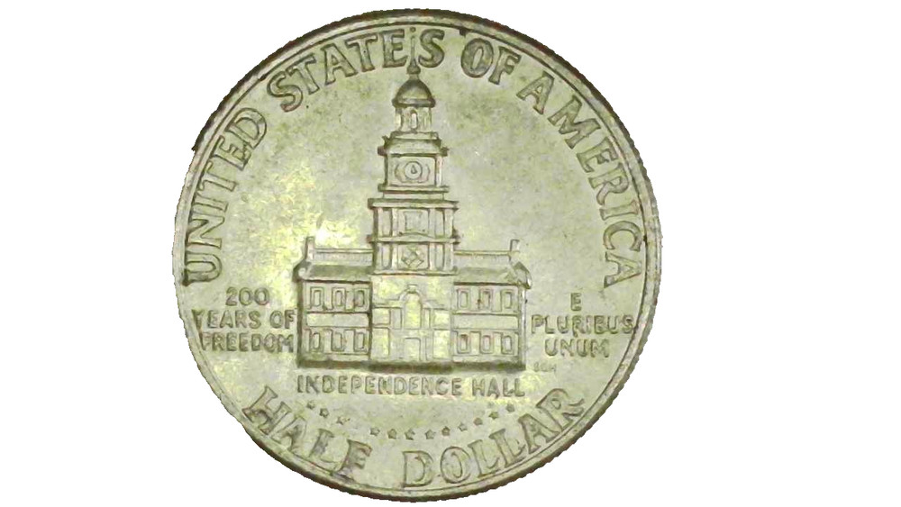 1976D Kennedy Half Dollar Error - Filled "D" Mint Mark Error - #248