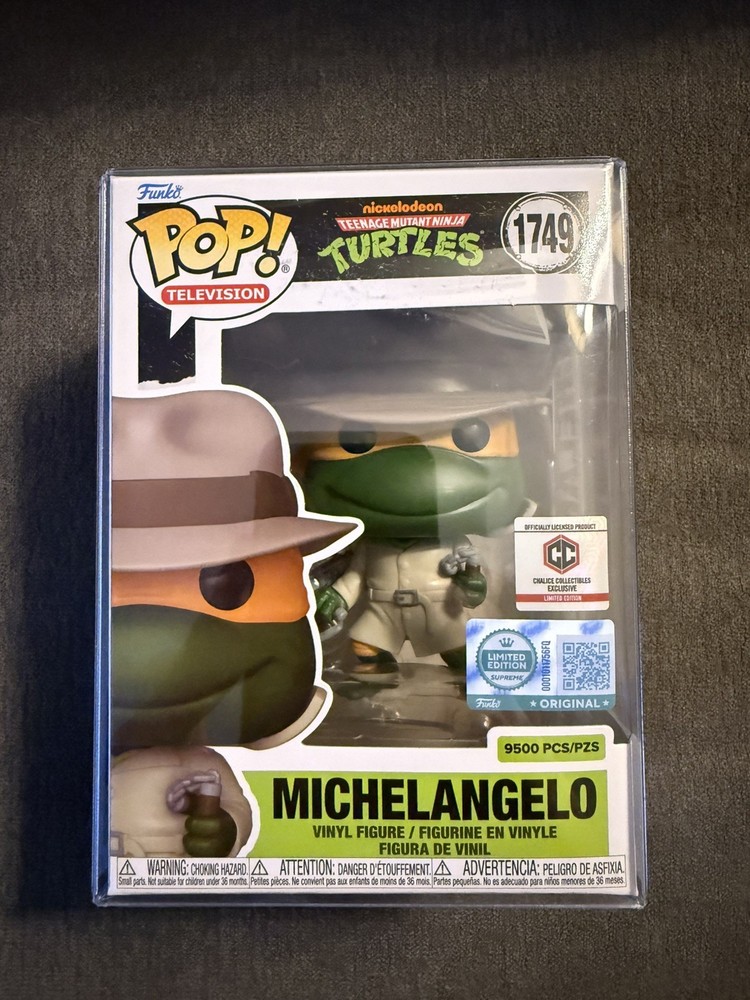Funko Pop! TMNT Michaelangelo 1749 Chalice Ex LE 9500 pcs w/Protector