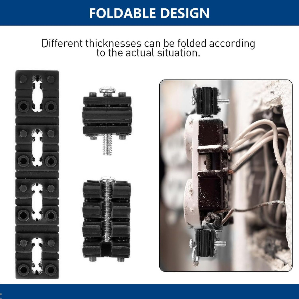 100Pcs Outlet Spacers for Electrical Box, Electrical Outlet Spacers Shims Switch