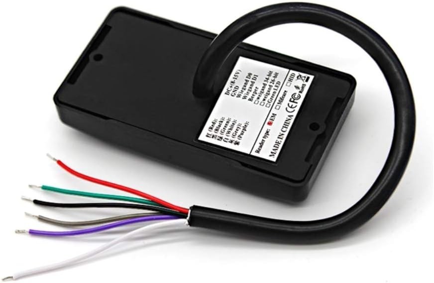 USB Type A Wiegand 26/34 Bit Waterproof Card Access Reader for Access Control