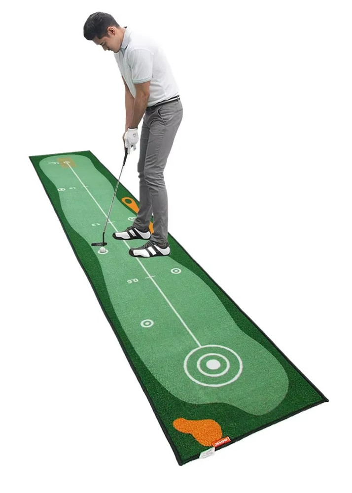 Portable Pro Golf Putting Mat Trainer