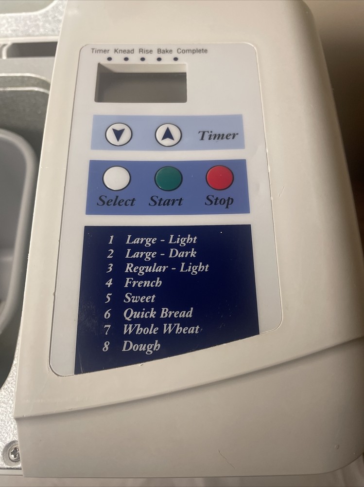 Regal Kitchen Pro Breadmaker Automatic 2lb Model K6743 With Guide Cookbook Works