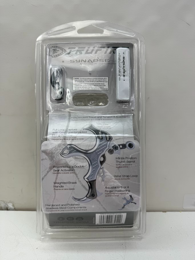 Tru-Fire SYN-S Synapse Hammer Throw Release - Silver - NEW