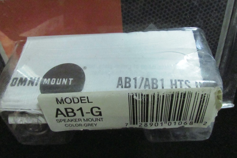 Omni Mount THE COMPLETE SATELLITE SPEAKER MOUNTING KIT ~ AB1 WALL & CEILING