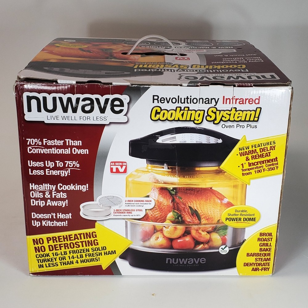 NIB Nuwave Infrared Oven Pro Plus Cooking System Convection Programmable