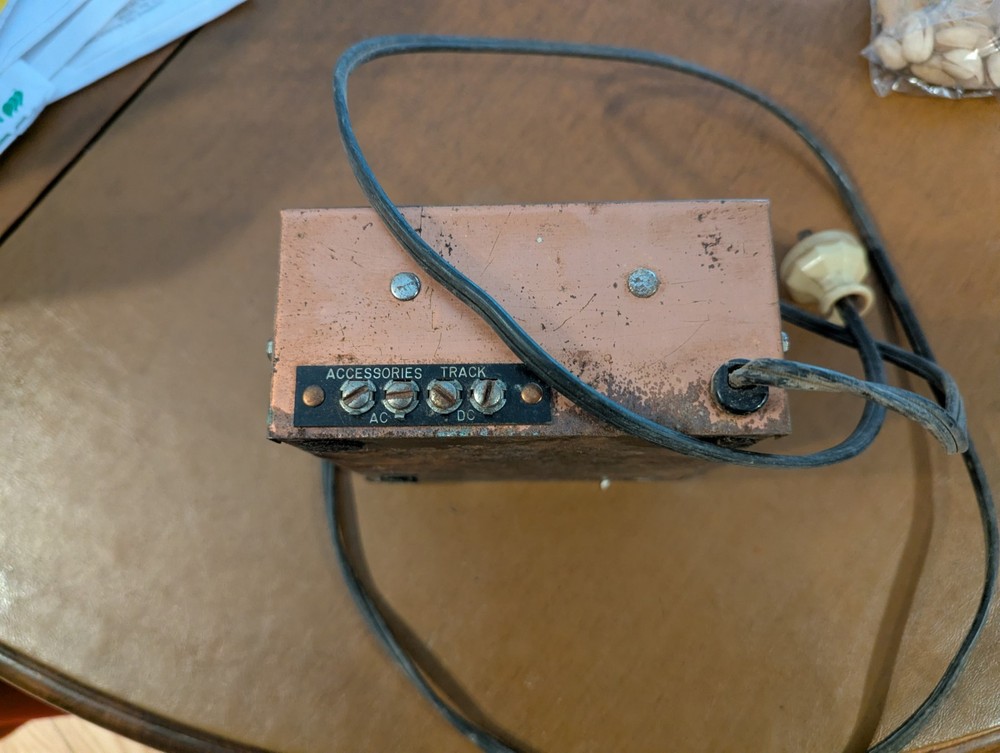 Vntg HO Scale AMPACK Model 402 Train Control Transformer Used Untested