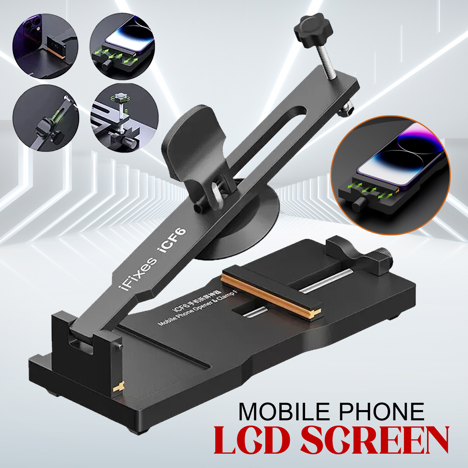 Mobile Phone Screen Separator Free Heating LCD Screen Quick Removal Tools