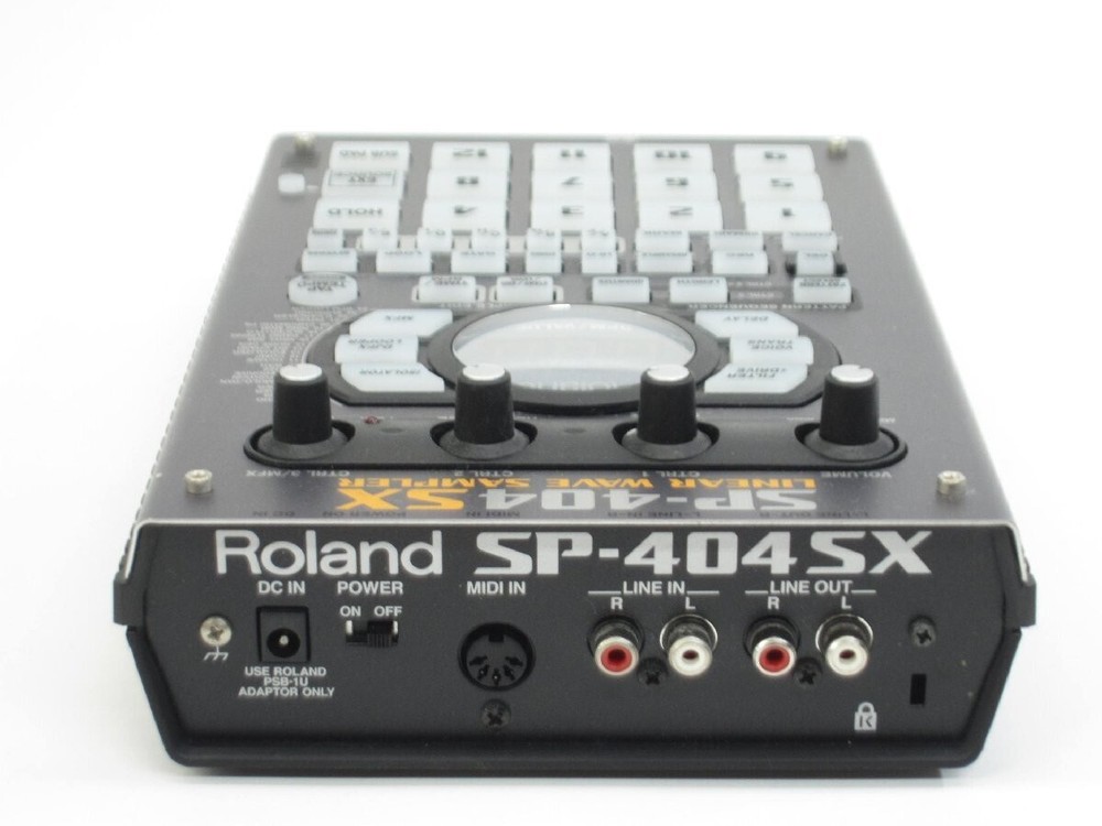Roland SP-404SX COMPACT LINEAR WAVE SAMPLER Operation confirmed Used