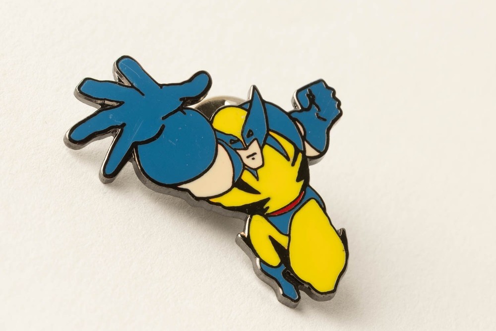 Wolverine Silver Metal & Enamel Pin Marvel Planet Studios
