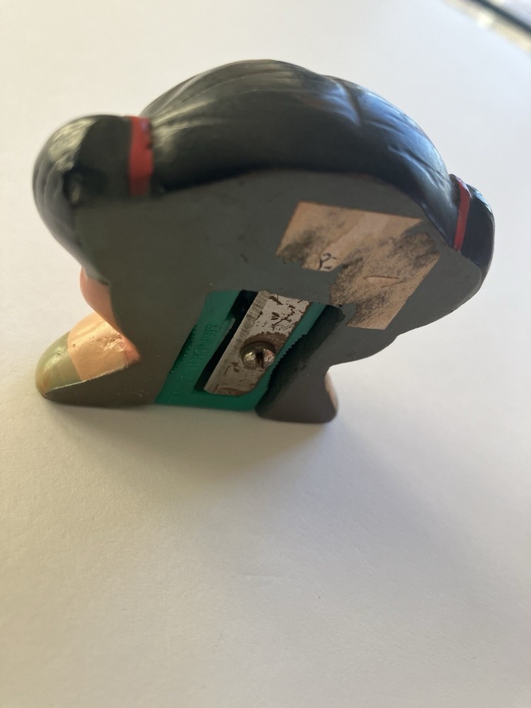 Pencil Sharpener Native Girl Head
