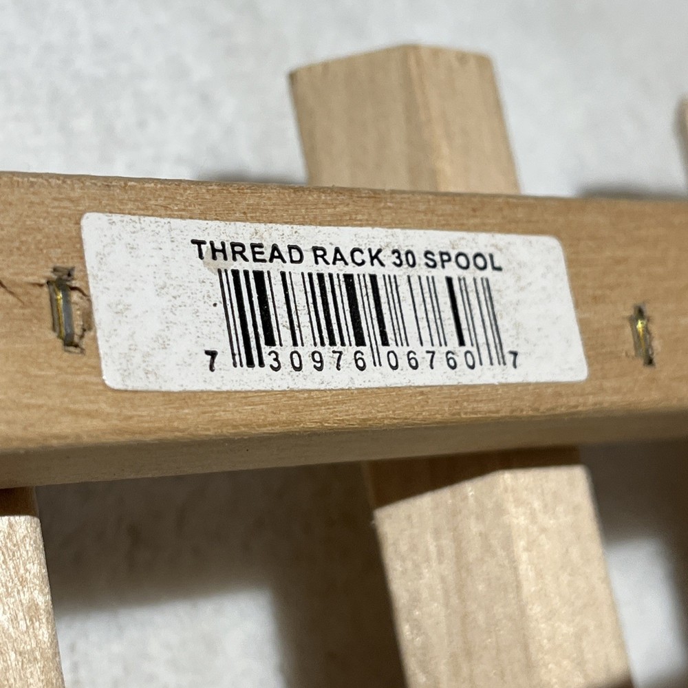 June Tailor 30 Thread Spool Holder Organizer Rack Freestanding Folding Compact