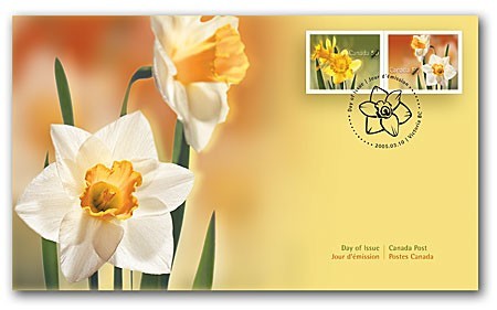 Canada 2005 Daffodils Official FDC