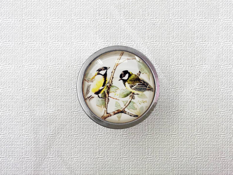 Cute Birds Knobs Vintage Drawer Dresser Knobs Handmade Cupboard Pulls Handle