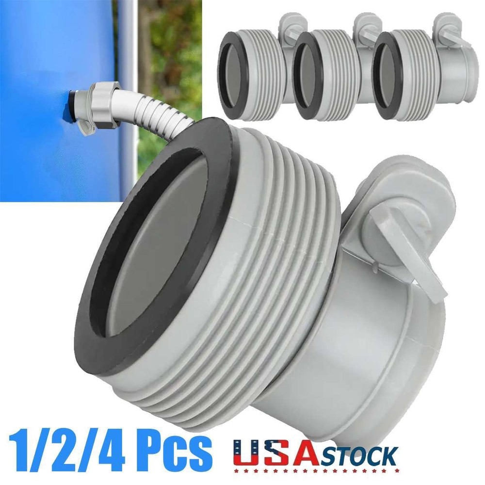 1/2/4PCS Intex Hose Adapter for Replacement Pool Filter Pump Conversion Fitting