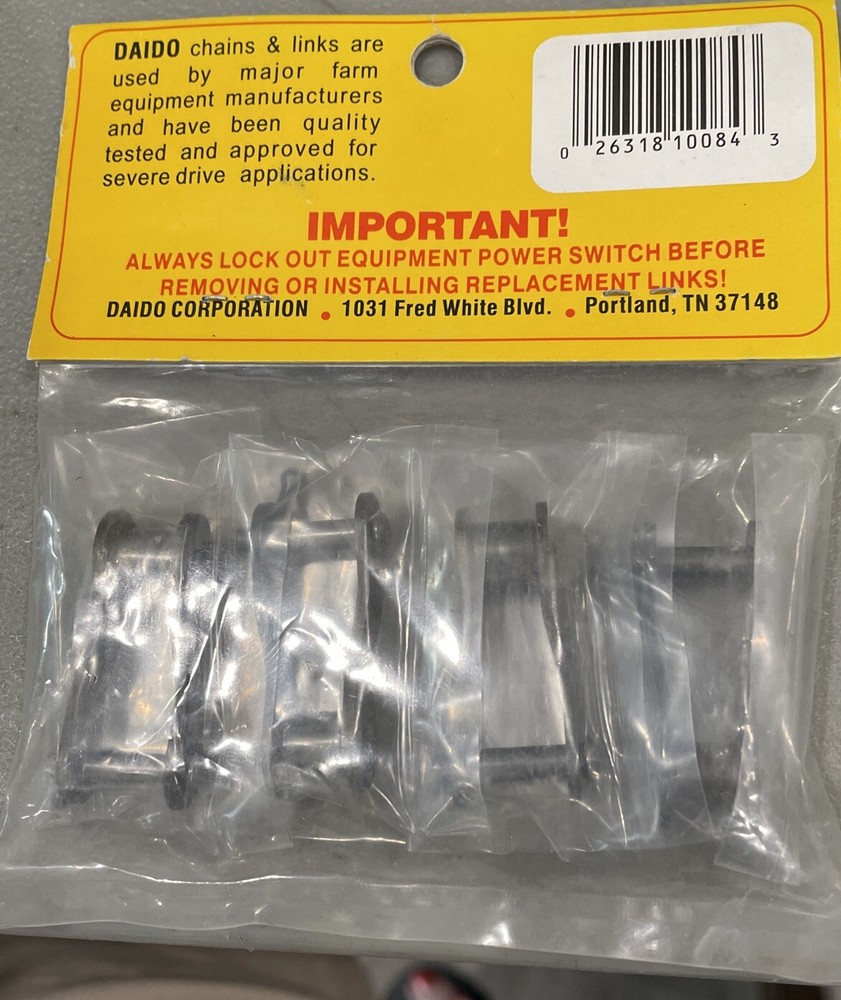 D.I.D. A2040 Offset Replacement Link Roller Chains Pack Of 4 Pieces