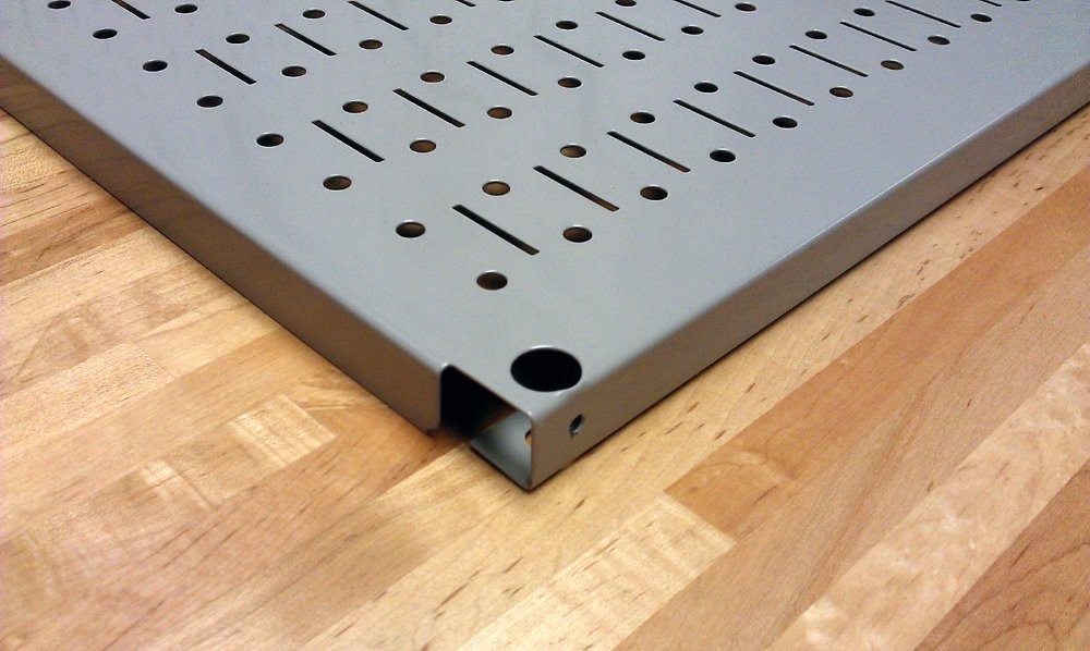 Wall Control Pegboard 16in x 32in Horizontal Galvanized Metal Pegboard Tool