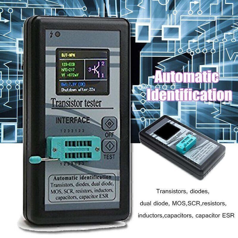 Digital Transistor Tester,M328 Multi-functional Capacitance Resistance Meter