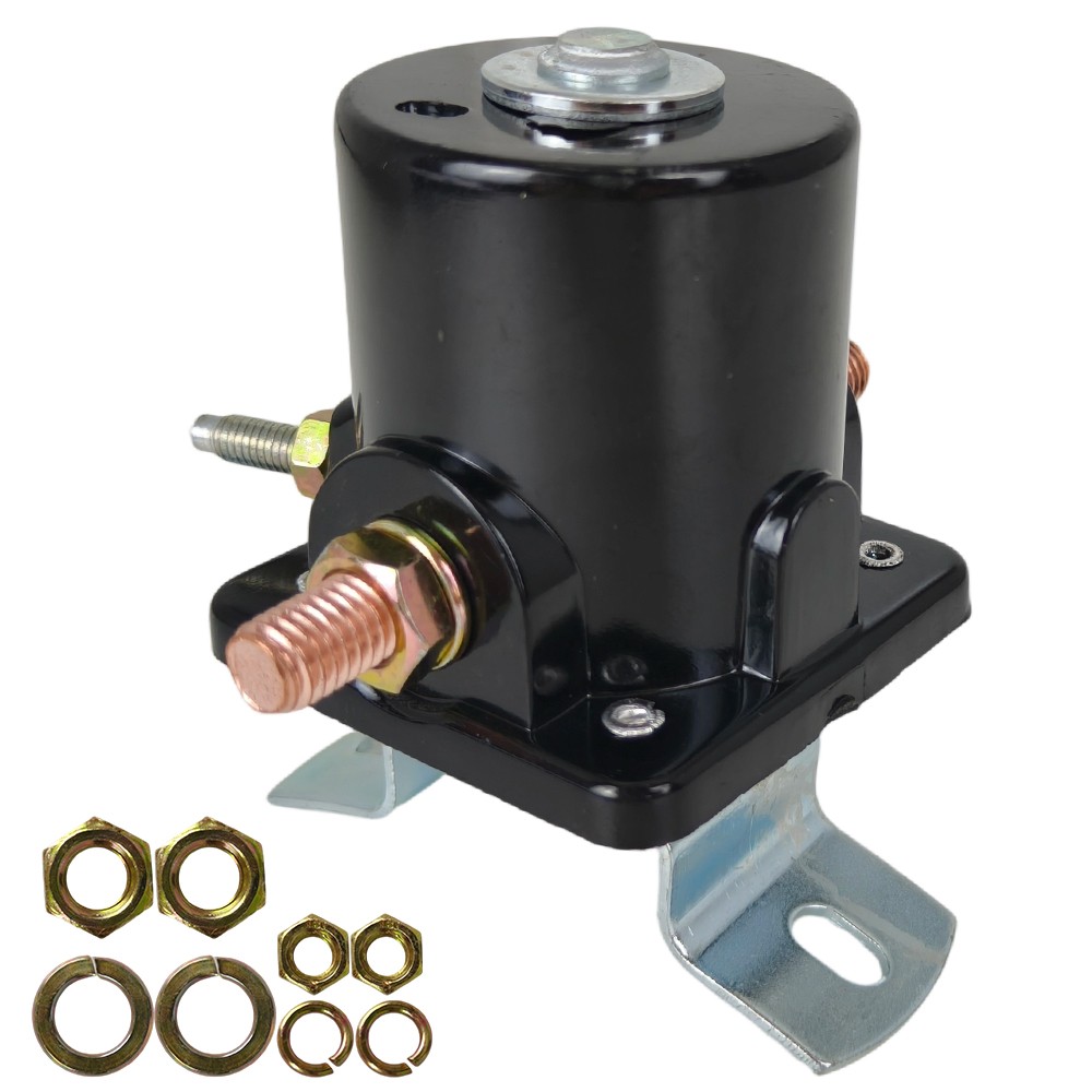 12V 3 Post Starter Relay Solenoid 8N11450 8N-11450 for Ford Tractor 2N 8N 9N
