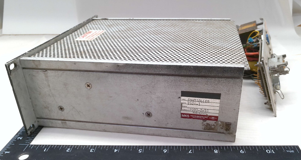 MKS 252A-1 Exhaust Valve Controller Component 120V Untested OPENED PROP PARTS