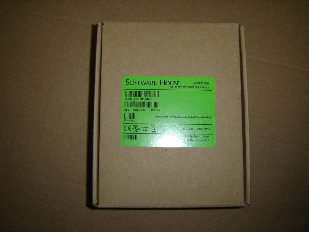 Software House AS0073-000 8RD Input Bus Module
