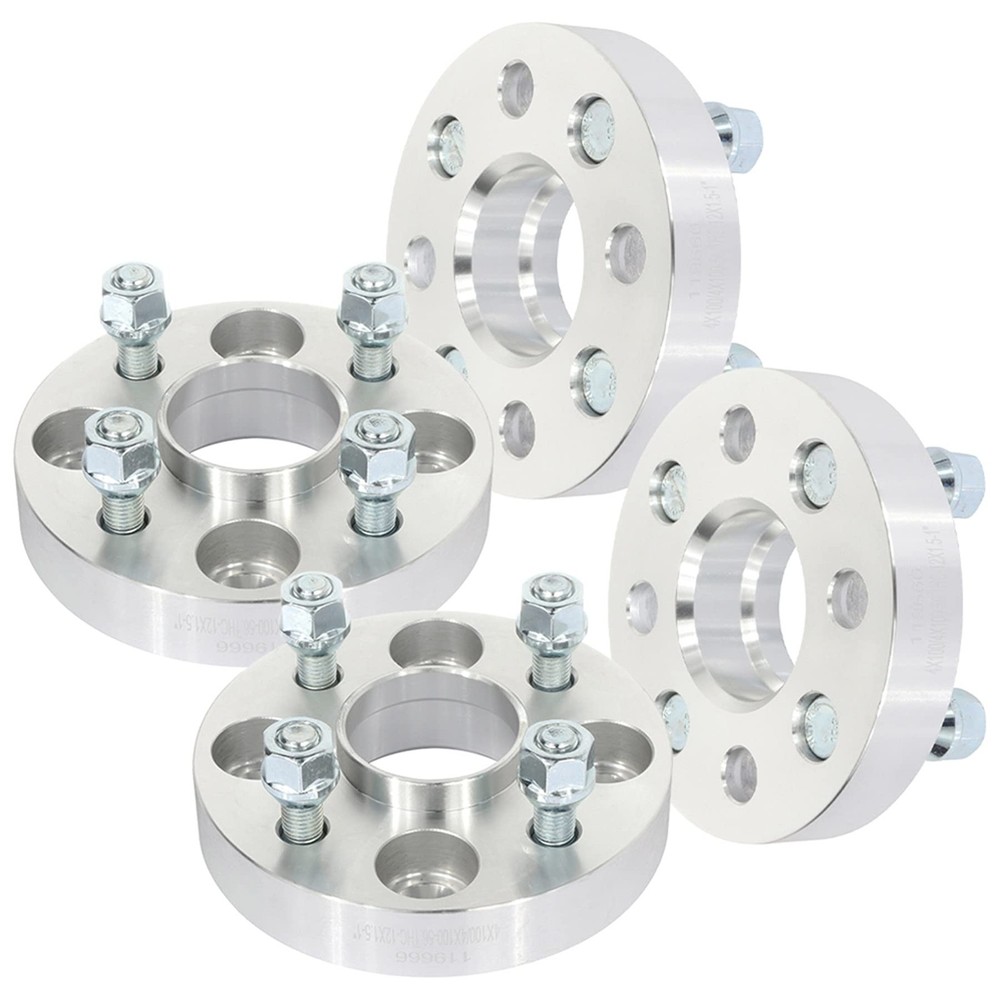 1 Inch Hubcentric Wheel Spacers Adapters 4x100 Bolt Pattern