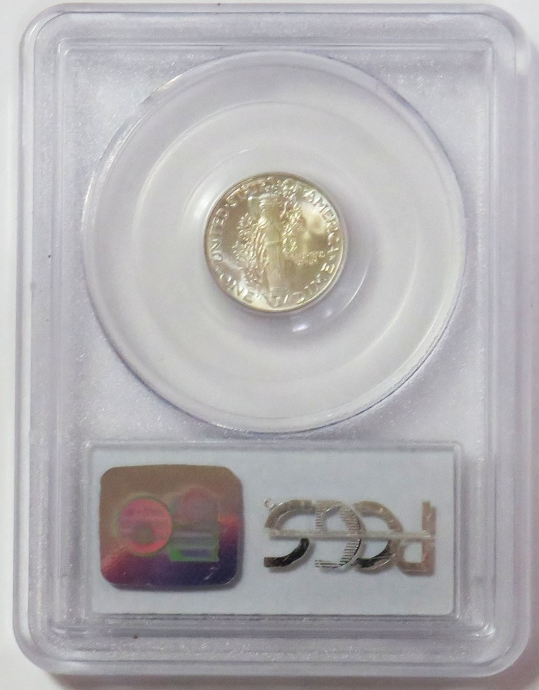 1940 SILVER MERCURY DIME PCGS MINT STATE 65