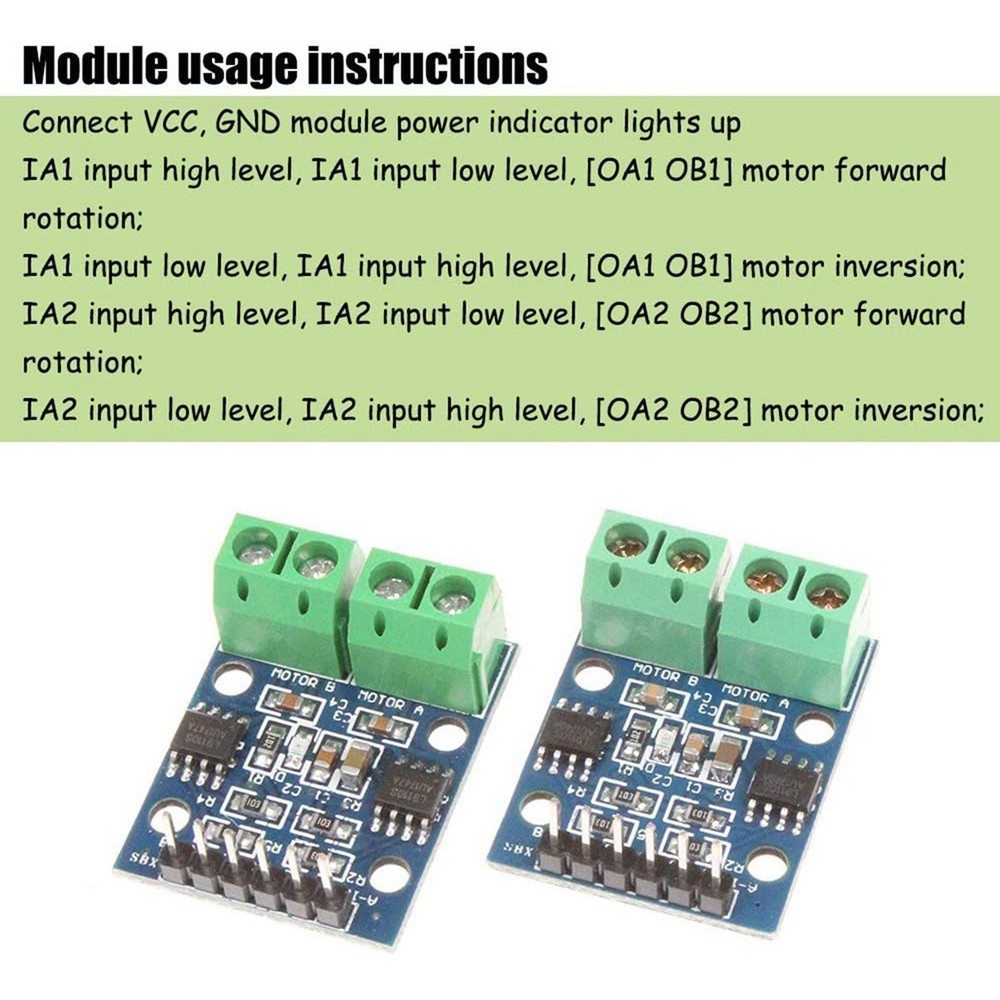 5Pcs L9110S 2 Channels DC Stepper Motor Dual Motor Driver Module Controller3548