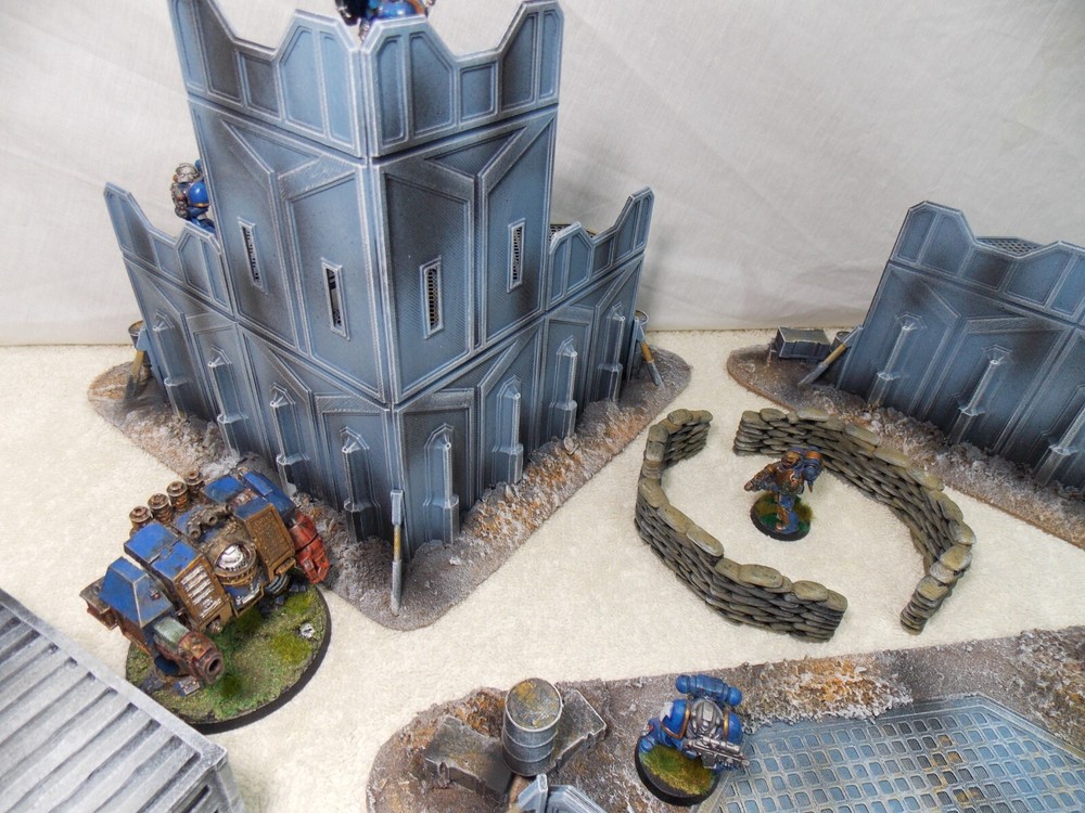 WARGAMING TERRAIN PAINTED BUNDLE 9 PIECE SET...ADVANCE ORDERS