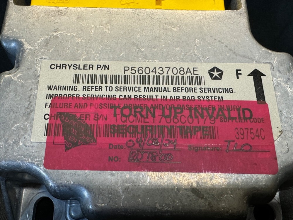 Occupant Restraint Module 56043708AE