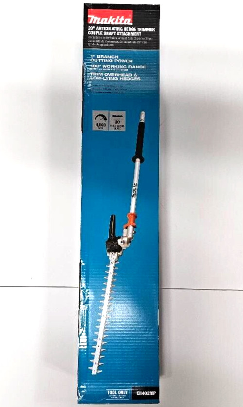 Makita 20" Articulating Hedge Trimmer Attachment 18V EN402MP Couple Shaft Volt