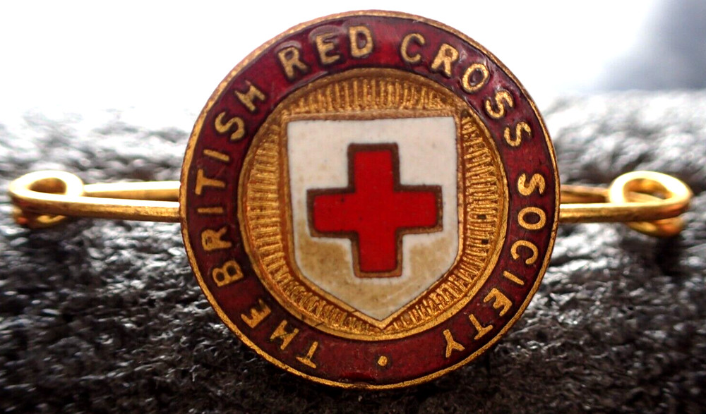 Vintage Red Cross Pin - The British Red Cross Society