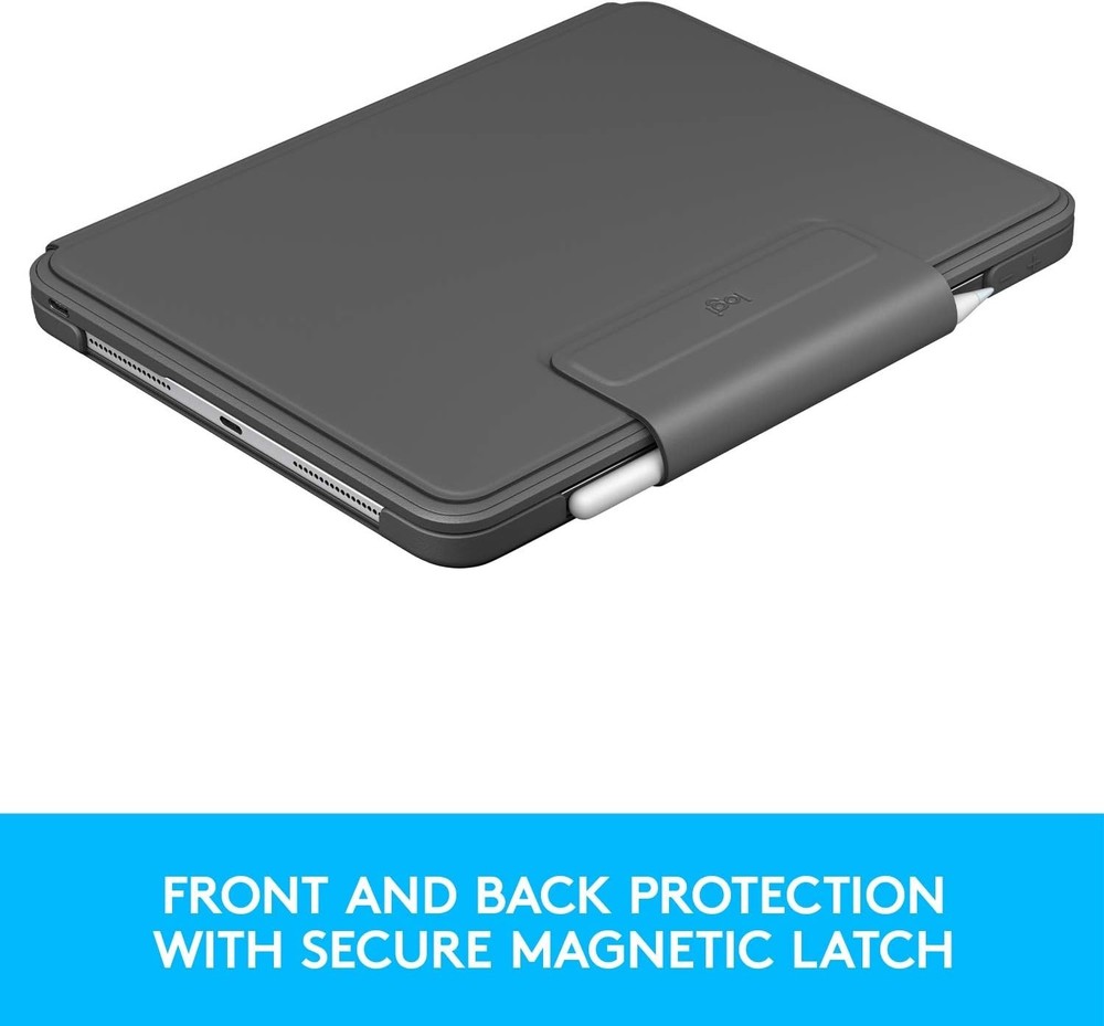Logitech Slim Folio Backlit Bluetooth Keyboard Case for iPad Air 3rd Generation
