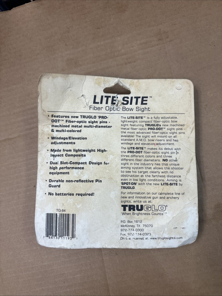 Truglo Lite Site Bow Sight